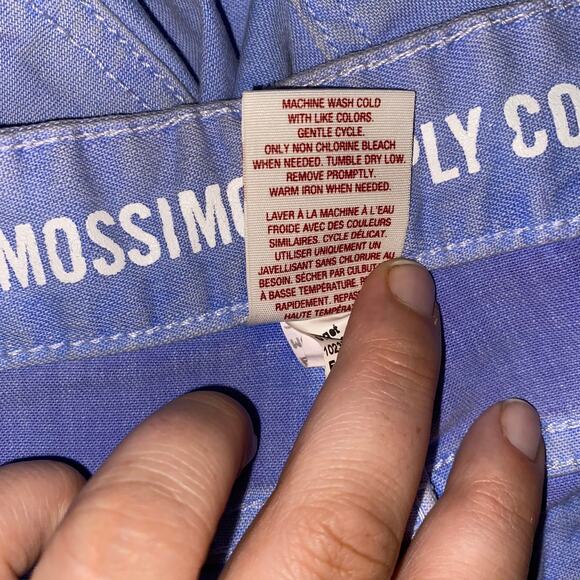 00s Vintage MOSSIMO SUPPLY CO Purple Ombre Cut Off Shorts - Picture 7 of 9